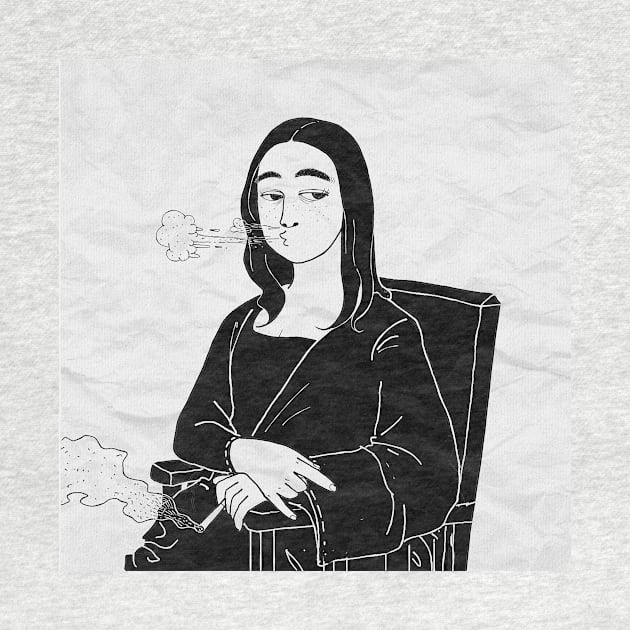 Modern Mona Lisa by Zuzla